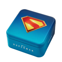 Carica l'immagine nel visualizzatore di Gallery, Superman x Fossil in edizione limitata con scudo a S + Bracciale a perline Superman x Fossil blu navy e acciaio