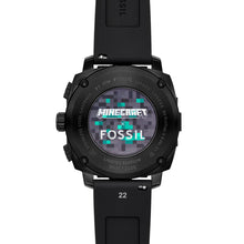 Carica l'immagine nel visualizzatore di Gallery, Cronografo Minecraft x Fossil Deepslate in edizione limitata 2220 pz mondo