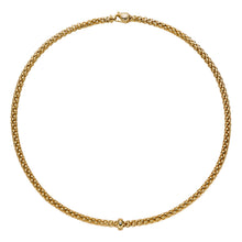 Load image into Gallery viewer, Collezione Solo Collana girocollo con diamante
