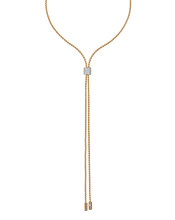 Carica l'immagine nel visualizzatore di Gallery, Collezione ARIA Collana con cursore in pavé di diamanti
