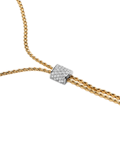 Carica l'immagine nel visualizzatore di Gallery, Collezione ARIA Collana con cursore in pavé di diamanti
