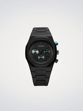 Carica l'immagine nel visualizzatore di Gallery, D1 Milano Charcoal Black Orologio Polychrono | 40,5 mm
