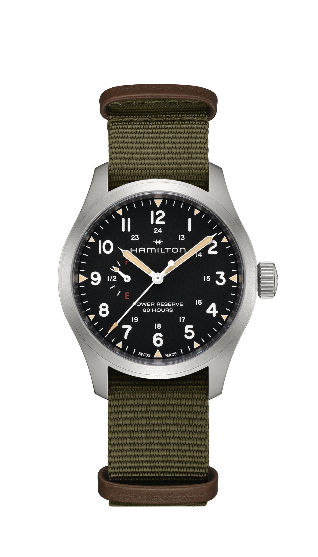 Khaki Field Mechanical Power Reserve 40 mm
