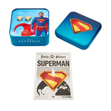 Carica l&#39;immagine nel visualizzatore di Gallery, Gemelli Superman x Fossil in acciaio bicolore
