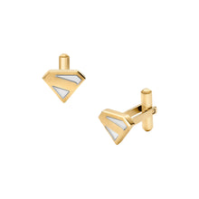 Carica l&#39;immagine nel visualizzatore di Gallery, Gemelli Superman x Fossil in acciaio bicolore
