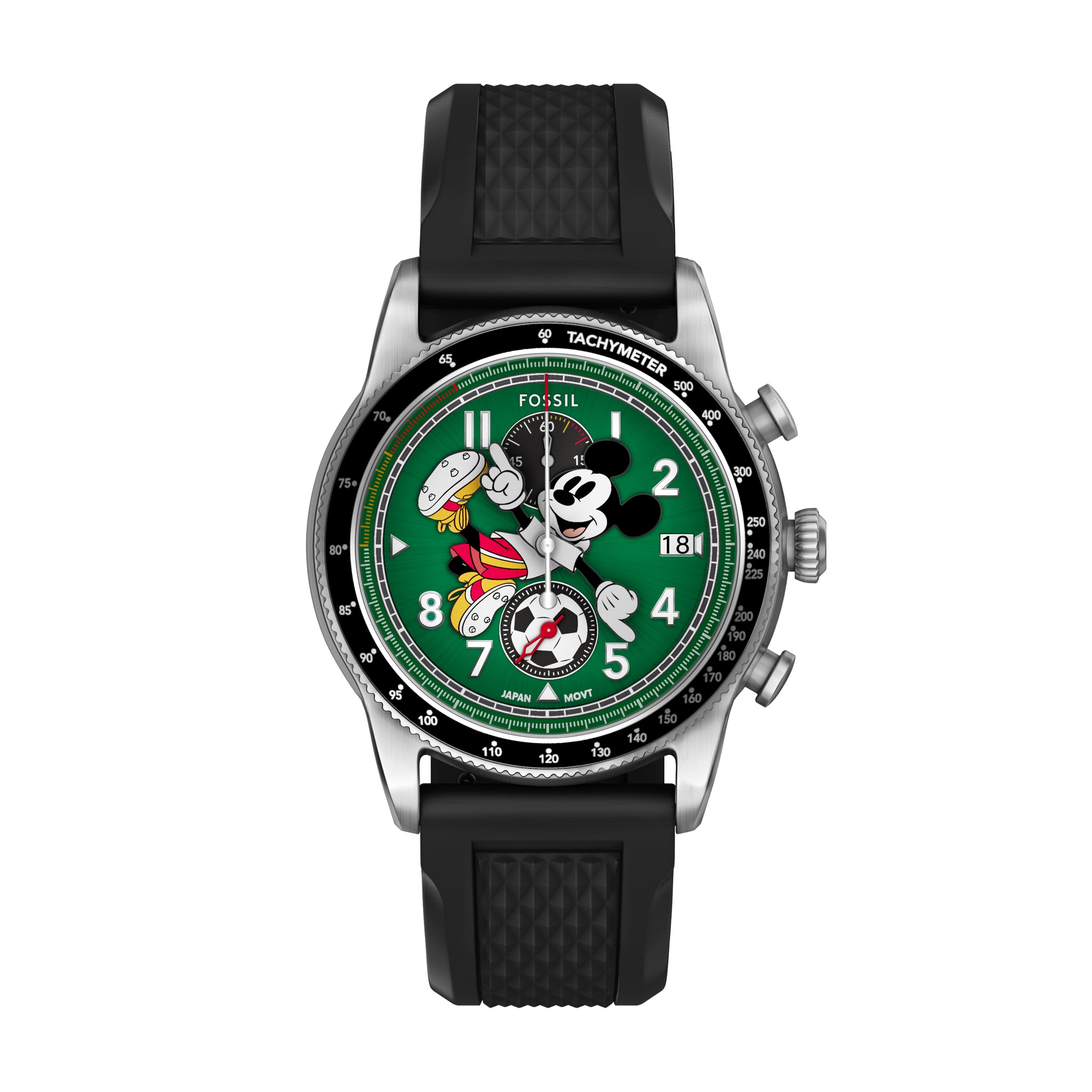 Orologio Disney x Fossil Mickey Mouse Soccer in edizione limitata