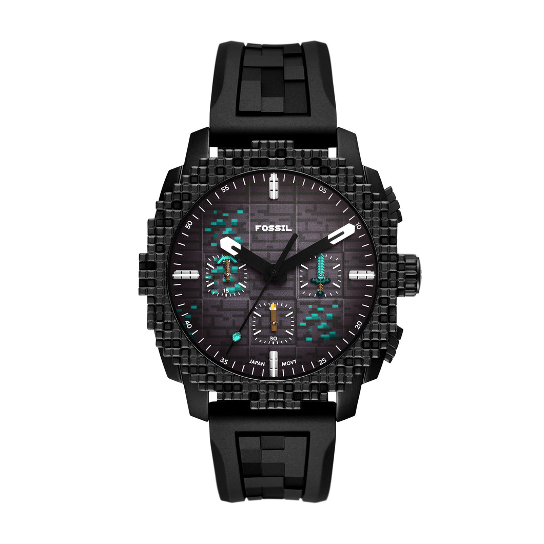 Cronografo Minecraft x Fossil Deepslate in edizione limitata 2220 pz mondo