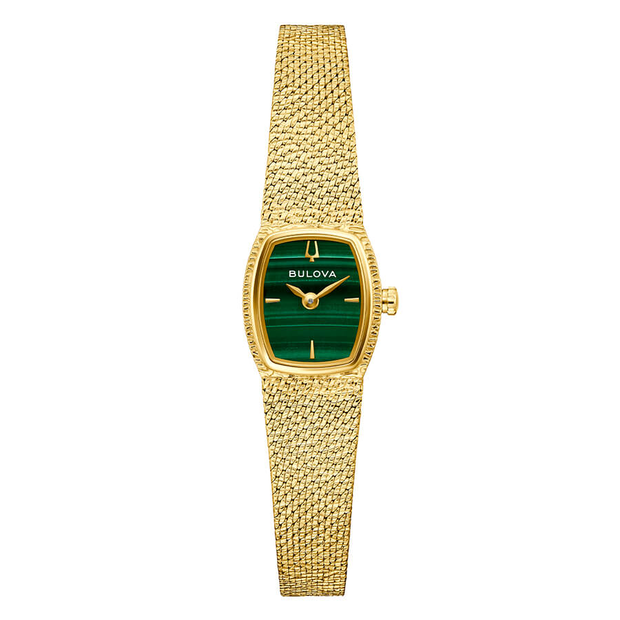 Bulova Goddess of Time Malachite 97L184