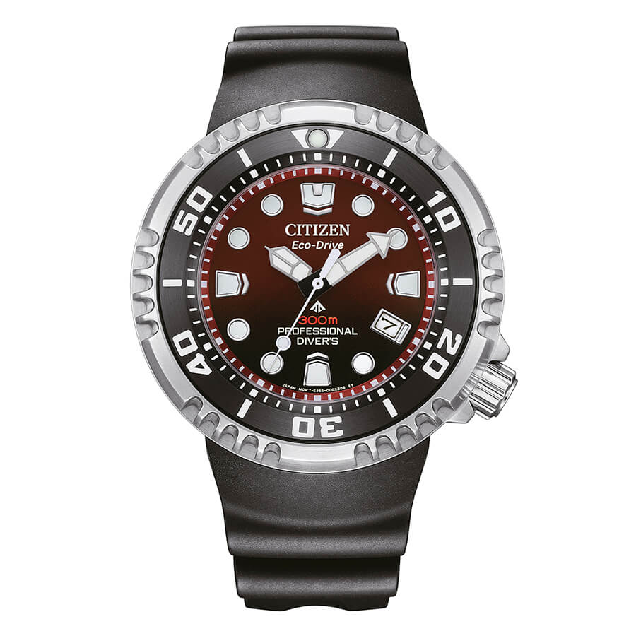 Diver's Eco Drive 300 mt Gas Diver E365 BN1024-01Z