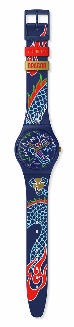 SWATCH DRAGON IN WAVES