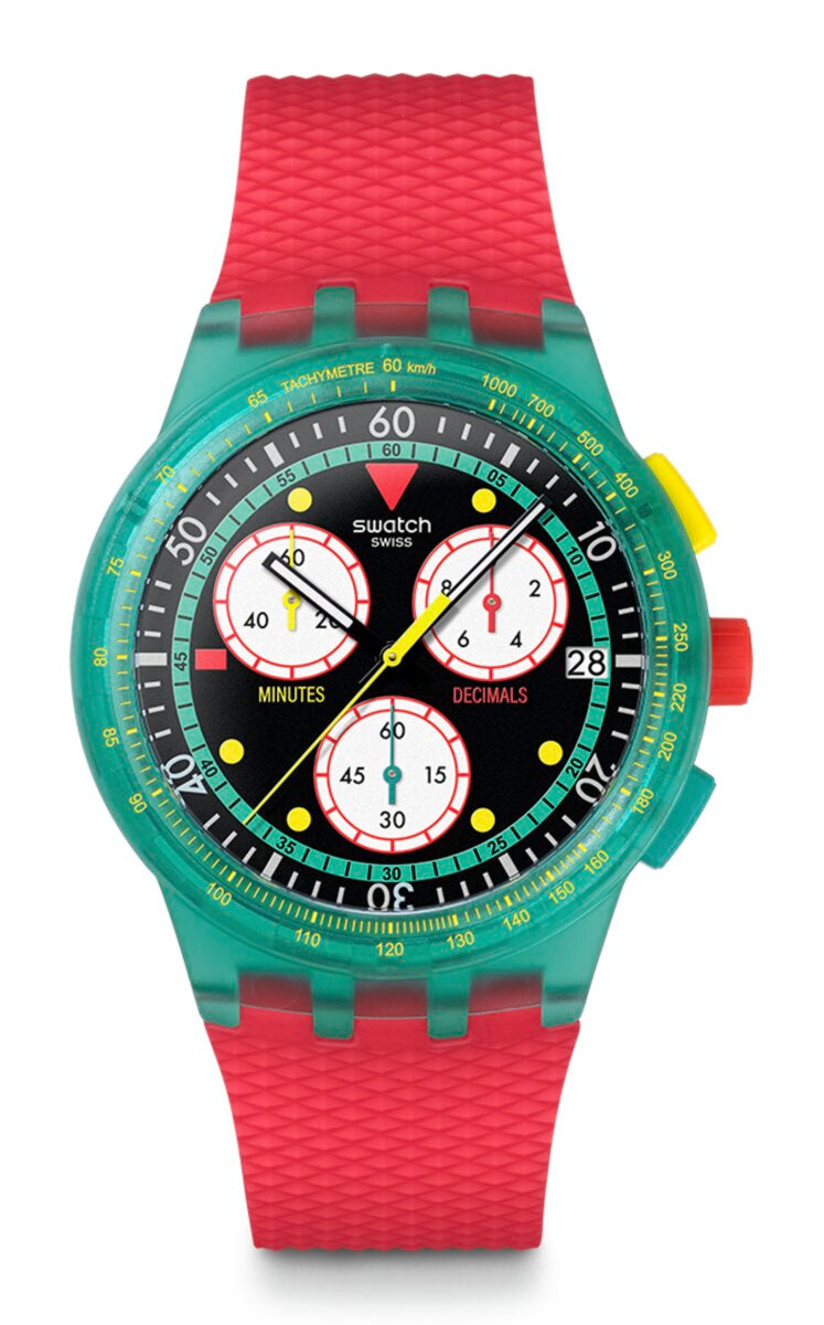 SWATCH NEON EMERALD CHRONO SUSG409