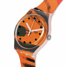 Carica l&#39;immagine nel visualizzatore di Gallery, SWATCH X TATE GALLERY BARNS-GRAHAM&#39;S ORANGE AND RED ON PINK
